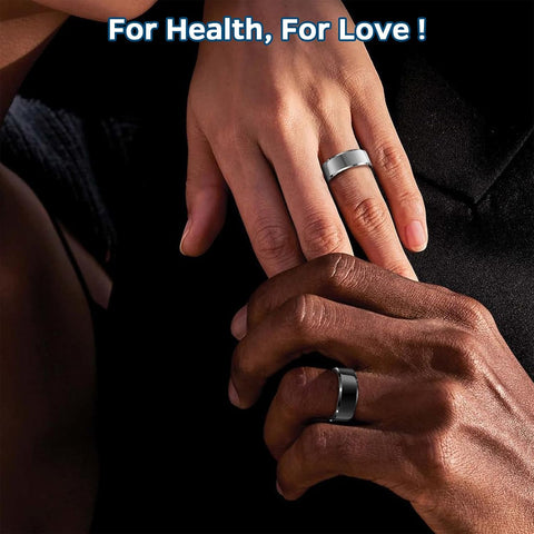 Sleep Tracker Ring with Heart Rate, Waterproof Fitness Ring for Activity Monitoring/Steps/Distance/Calories, Air Gestures, up to 7-Day Battery, for Ios Android (Silver,#12) Sleep Tracker Ring with Heart Rate, Waterproof Fitness Ring for Activity Monitoring/Steps/Distance/Calories, Air Gestures, up to 7-Day Battery, for Ios Android (Silver,#12)