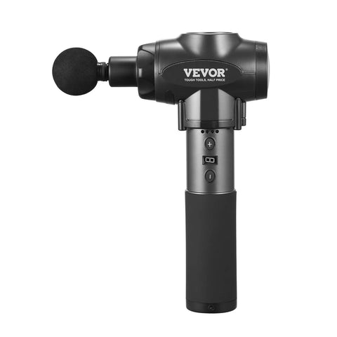 VEVOR Massage Gun Deep Tissue with 9 Speed Levels & 6 Massage Heads, 24V 2500Mah Batteries, Percussion Muscle Massager for Athletes, Handheld Electric Massage Gun for Pain Relief, Muscle Relaxation VEVOR Massage Gun Deep Tissue with 9 Speed Levels & 6 Massage Heads, 24V 2500Mah Batteries, Percussion Muscle Massager for Athletes, Handheld Electric Massage Gun for Pain Relief, Muscle Relaxation