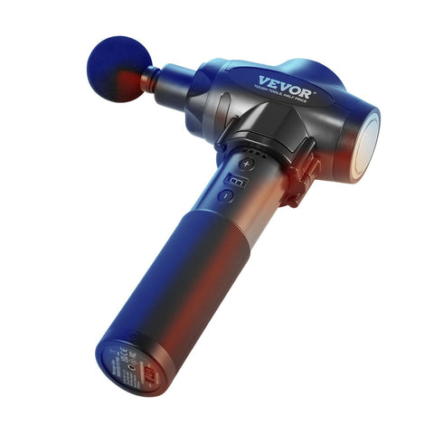 VEVOR Massage Gun Deep Tissue with 9 Speed Levels & 6 Massage Heads, 24V 2500Mah Batteries, Percussion Muscle Massager for Athletes, Handheld Electric Massage Gun for Pain Relief, Muscle Relaxation VEVOR Massage Gun Deep Tissue with 9 Speed Levels & 6 Massage Heads, 24V 2500Mah Batteries, Percussion Muscle Massager for Athletes, Handheld Electric Massage Gun for Pain Relief, Muscle Relaxation