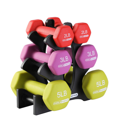 Neoprene Dumbbell Free Weight Set with Rack Neoprene Dumbbell Free Weight Set with Rack
