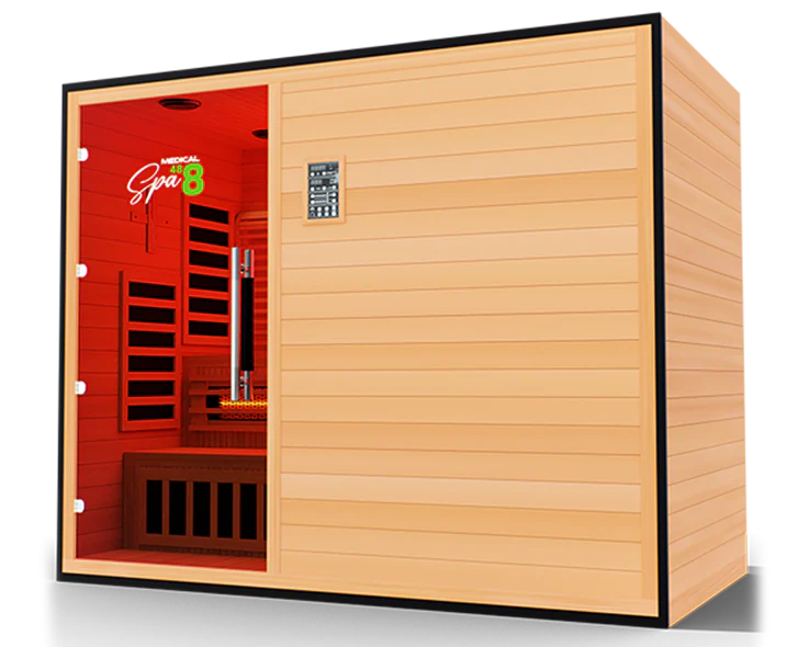 Commercial Sauna 488 – Professional Infrared & Steam Sauna for Home & Business Use