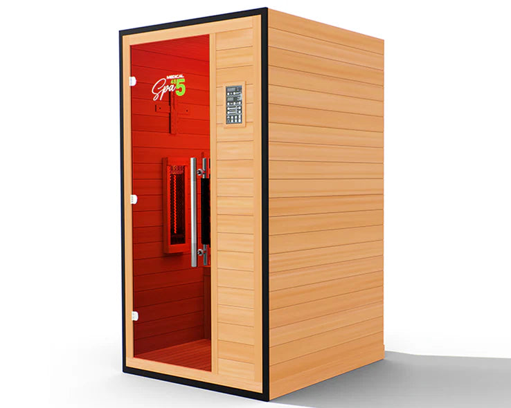 Commercial Sauna 485 – High-Quality Infrared & Steam Sauna for Home & Spa Use