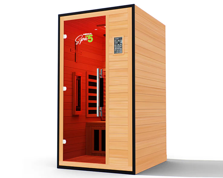 Commercial Sauna 485 – High-Quality Infrared & Steam Sauna for Home & Spa Use