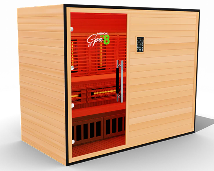 Commercial Sauna 488 – Professional Infrared & Steam Sauna for Home & Business Use