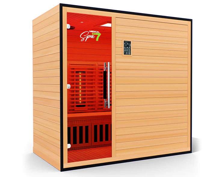 Commercial Sauna 487 – Infrared & Steam Sauna for Home, Spa & Gym, Durable Wooden Design, Energy Efficient