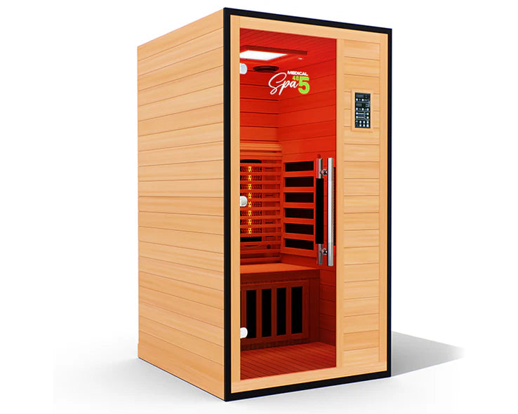 Commercial Sauna 485 – High-Quality Infrared & Steam Sauna for Home & Spa Use
