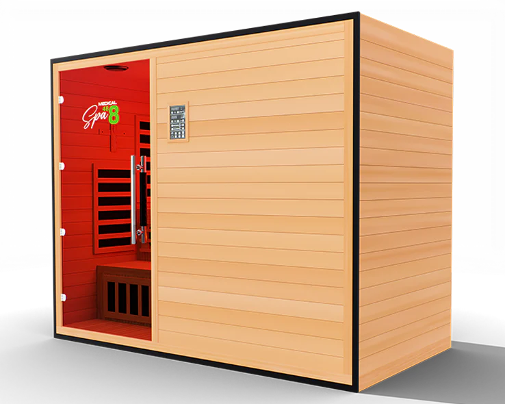 Commercial Sauna 488 – Professional Infrared & Steam Sauna for Home & Business Use