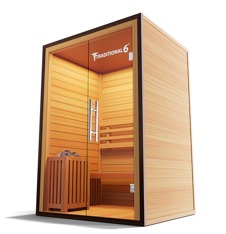 Traditional 6™ Sauna – Premium Indoor Home Sauna for Relaxation & Wellness