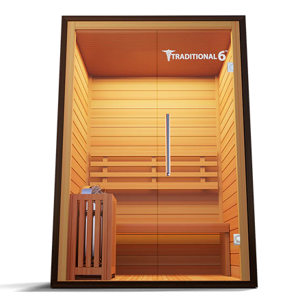 Traditional 6™ Sauna – Premium Indoor Home Sauna for Relaxation & Wellness