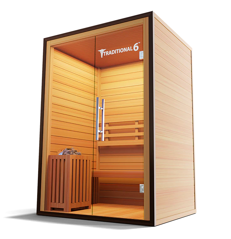 Traditional 6™ Sauna – Premium Indoor Home Sauna for Relaxation & Wellness