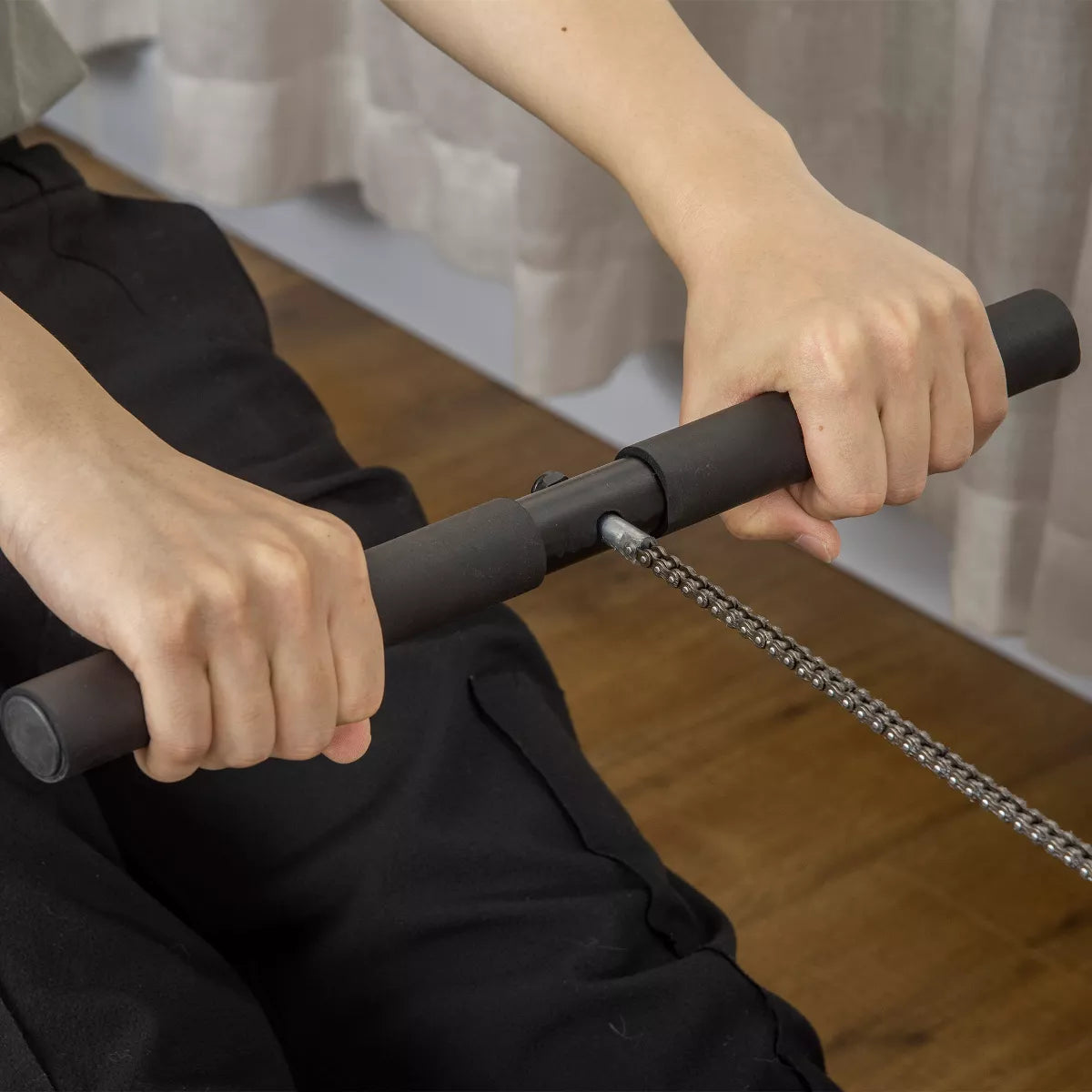 Soozier Air Rowing Machine, Foldable Rower with Digital Monitor & Steel Frame for Gym or Home Use