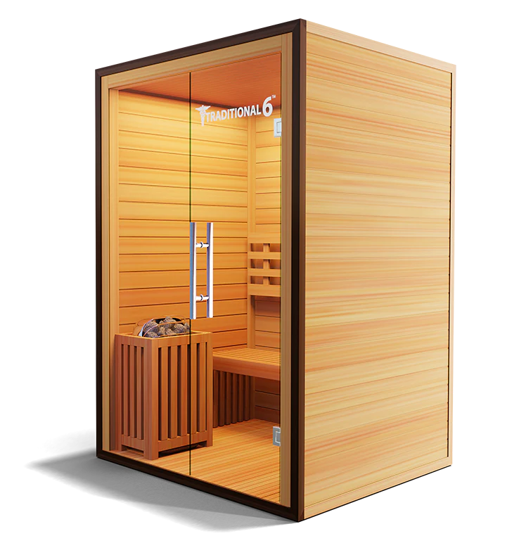 Traditional 6™ Sauna – Premium Indoor Home Sauna for Relaxation & Wellness