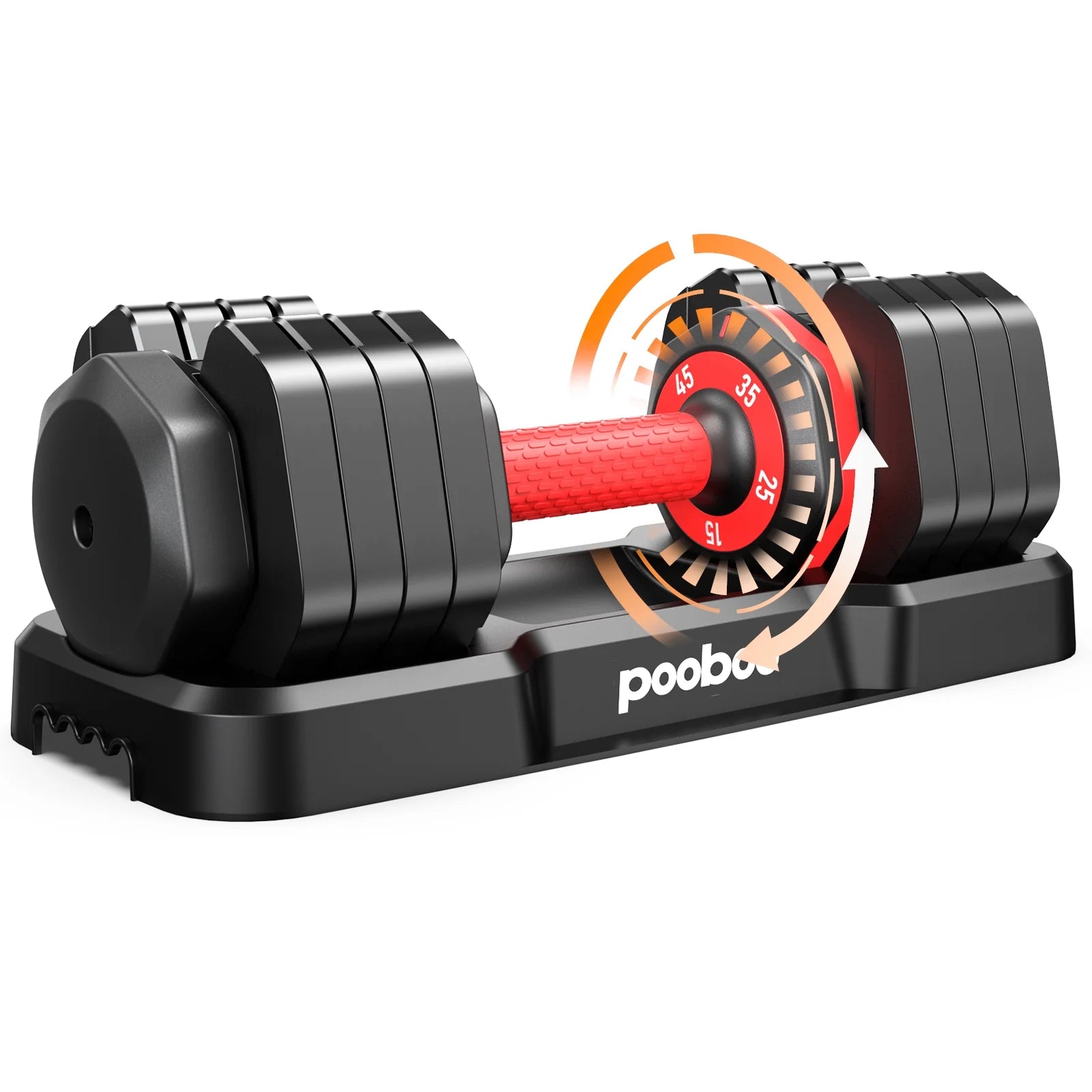 55LB Adjustable Dumbbells 15Lb to 55Lb Adjustable Dumbbells for Home Gym Exercise Equipment