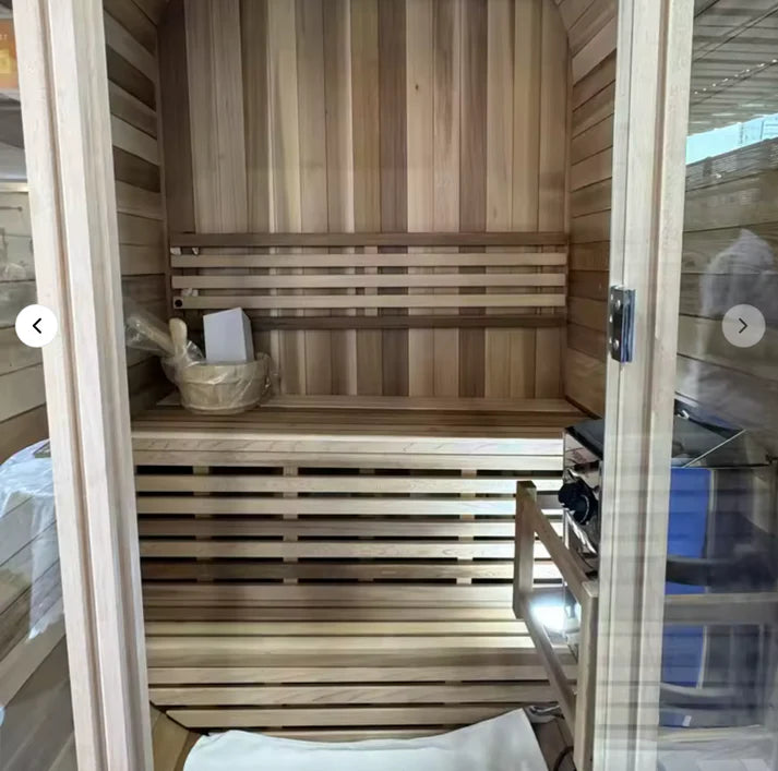 Auris One Luxury Outdoor Cedar Sauna – Premium Home Sauna for Backyard & Wellness