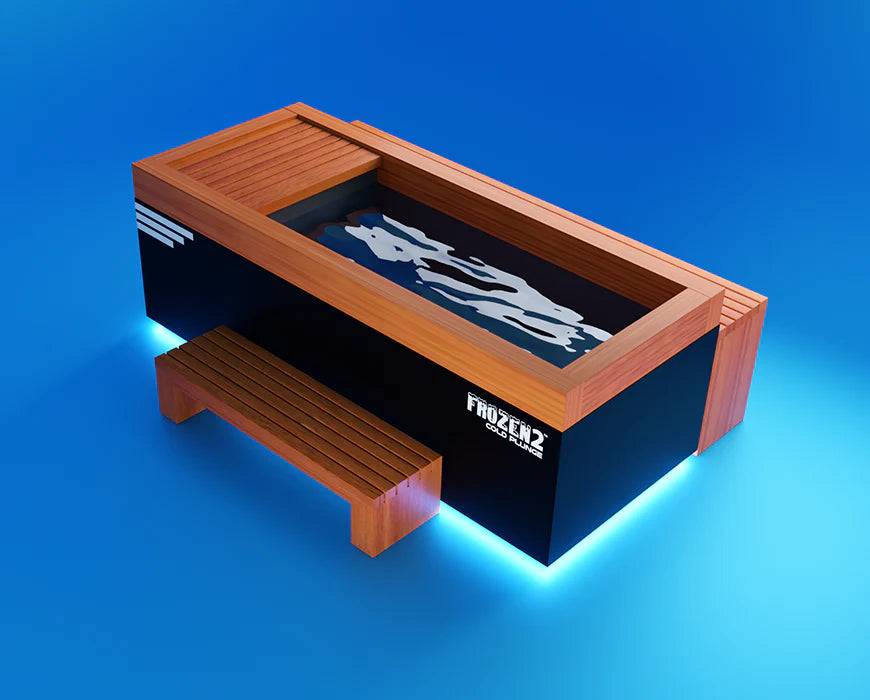 Frozen 2™ Cold Plunge Ice Bath – Portable Cold Therapy Tub for Muscle Recovery, Inflammation Relief & Home Cryotherapy