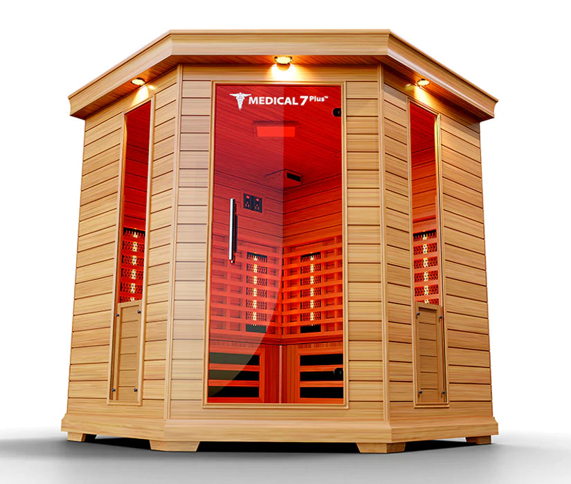 Medical 7Plus™ Infrared Sauna – Home & Personal Wellness Sauna for Detox, Relaxation, and Pain Relief