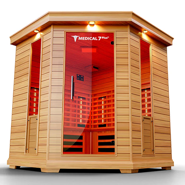 Medical 7Plus™ Infrared Sauna – Home & Personal Wellness Sauna for Detox, Relaxation, and Pain Relief