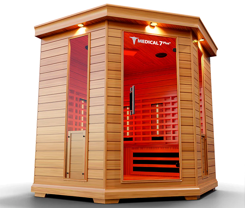 Medical 7Plus™ Infrared Sauna – Home & Personal Wellness Sauna for Detox, Relaxation, and Pain Relief