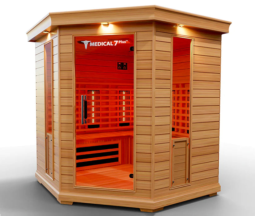Medical 7Plus™ Infrared Sauna – Home & Personal Wellness Sauna for Detox, Relaxation, and Pain Relief