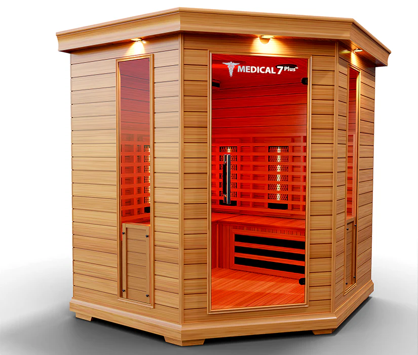 Medical 7Plus™ Infrared Sauna – Home & Personal Wellness Sauna for Detox, Relaxation, and Pain Relief