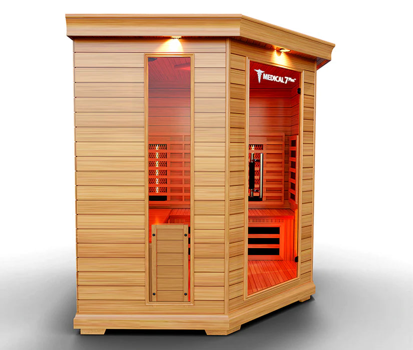Medical 7Plus™ Infrared Sauna – Home & Personal Wellness Sauna for Detox, Relaxation, and Pain Relief