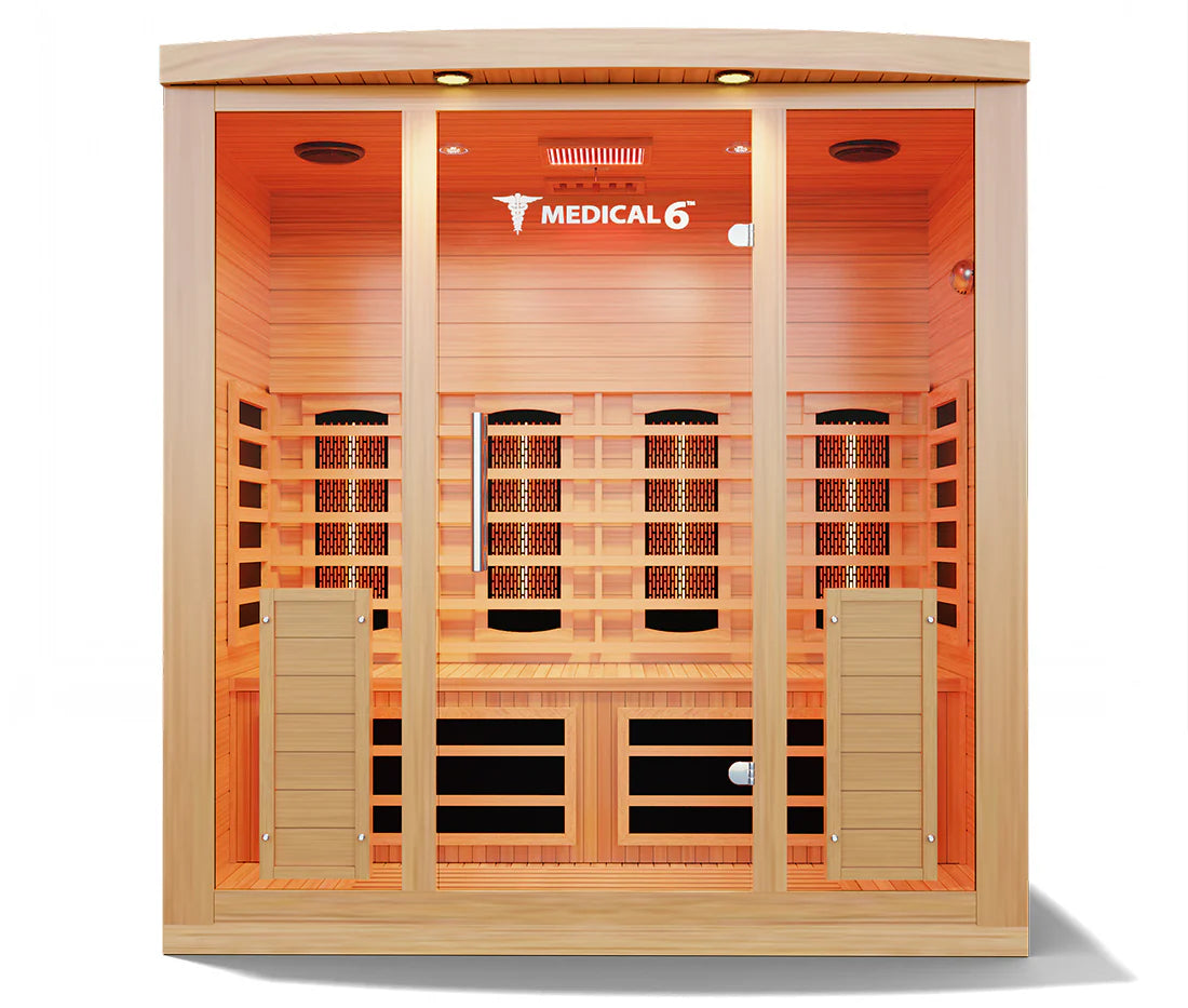 Medical 6™ Infrared Sauna – Home & Personal Therapy, Pain Relief & Relaxation