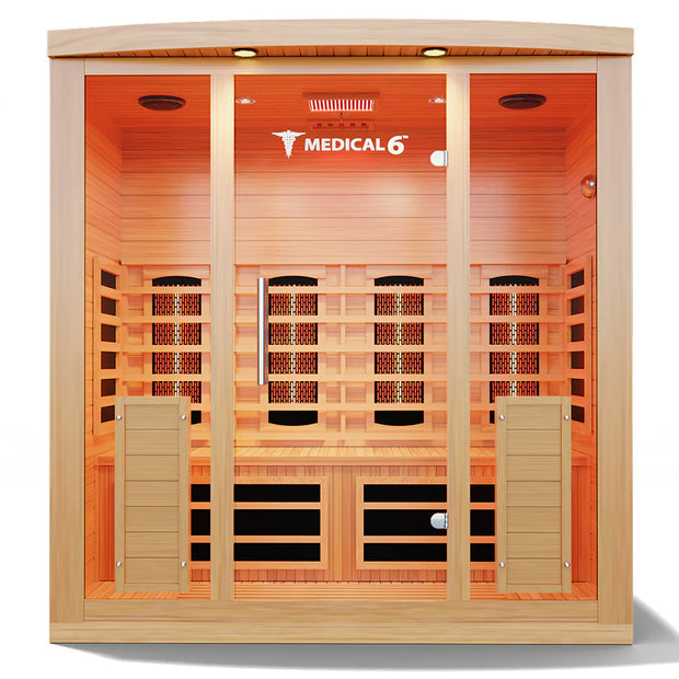 Medical 6™ Infrared Sauna – Home & Personal Therapy, Pain Relief & Relaxation