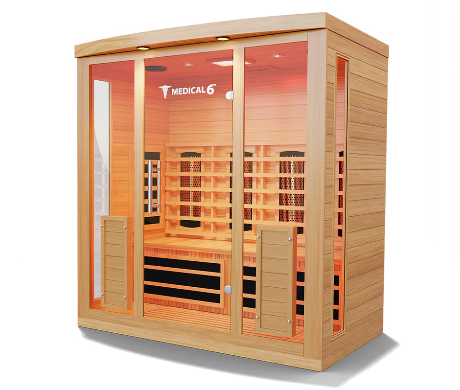 Medical 6™ Infrared Sauna – Home & Personal Therapy, Pain Relief & Relaxation
