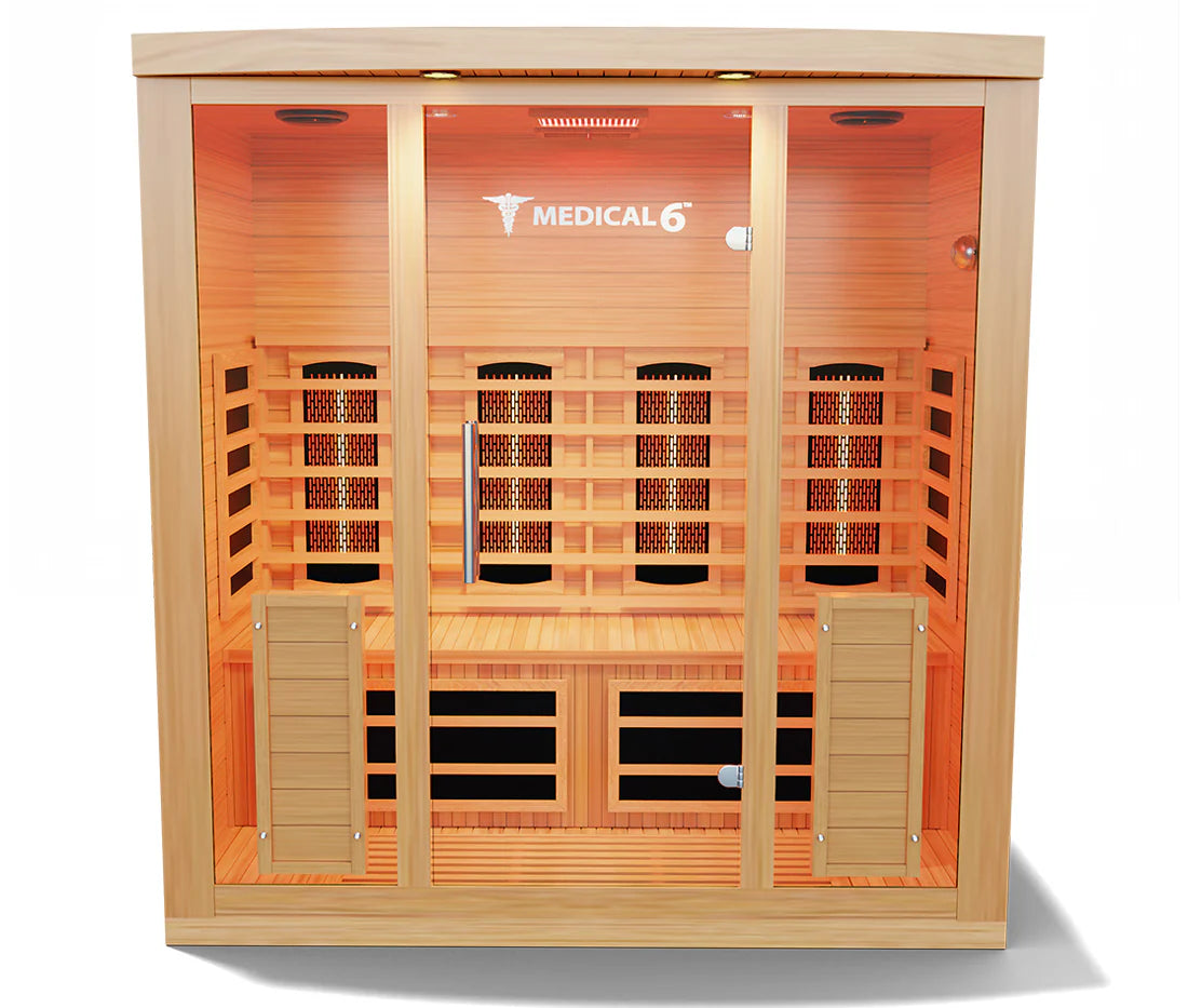Medical 6™ Infrared Sauna – Home & Personal Therapy, Pain Relief & Relaxation