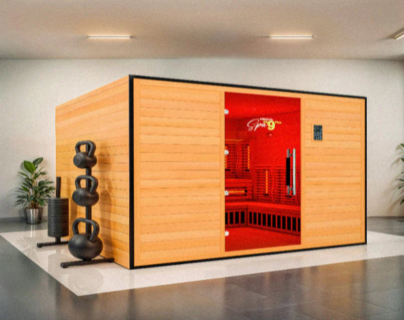 Commercial Sauna 489 – Premium Infrared & Steam Sauna for Home & Business Use