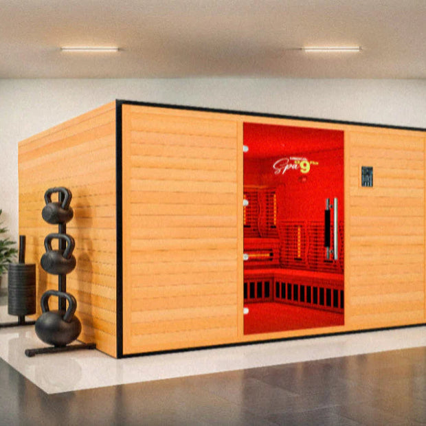 Commercial Sauna 489 – Premium Infrared & Steam Sauna for Home & Business Use