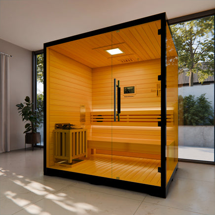 Traditional 7™ Premium Home Sauna – Infrared & Steam Options, Relaxation & Wellness Spa