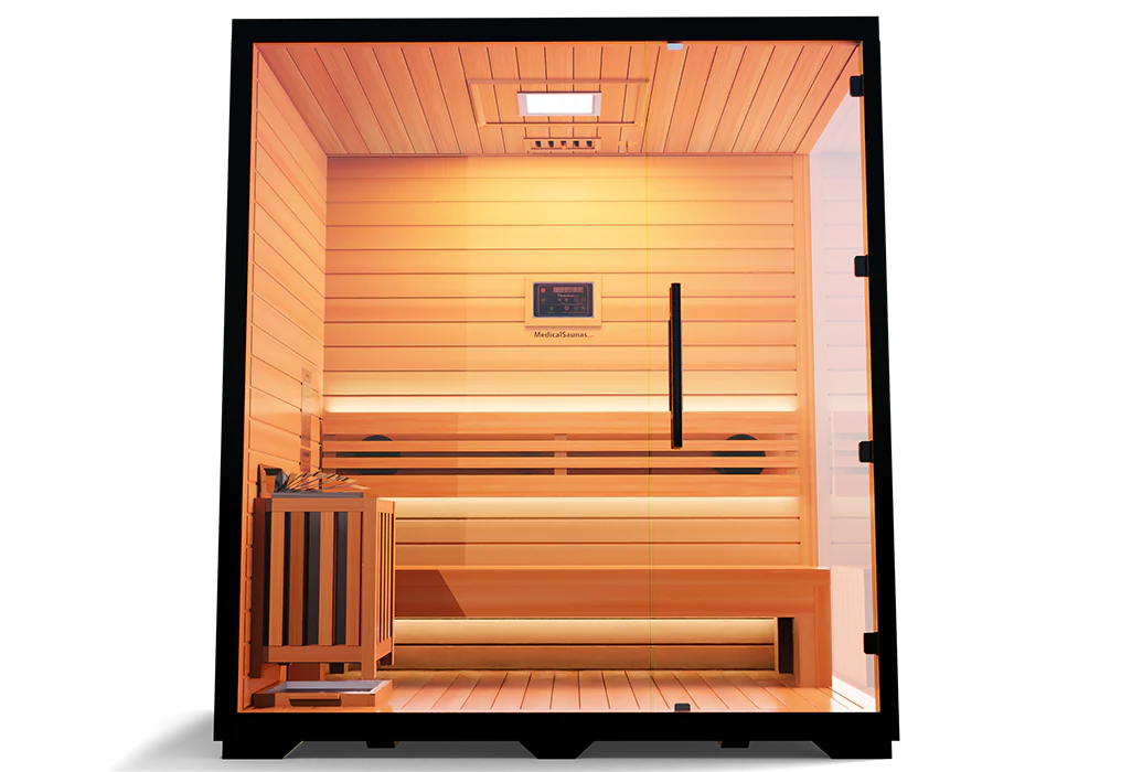 Traditional 7™ Premium Home Sauna – Infrared & Steam Options, Relaxation & Wellness Spa