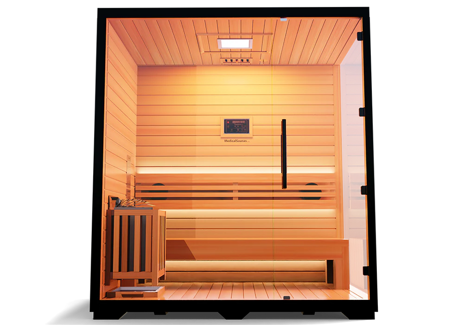 Traditional 7™ Premium Home Sauna – Infrared & Steam Options, Relaxation & Wellness Spa