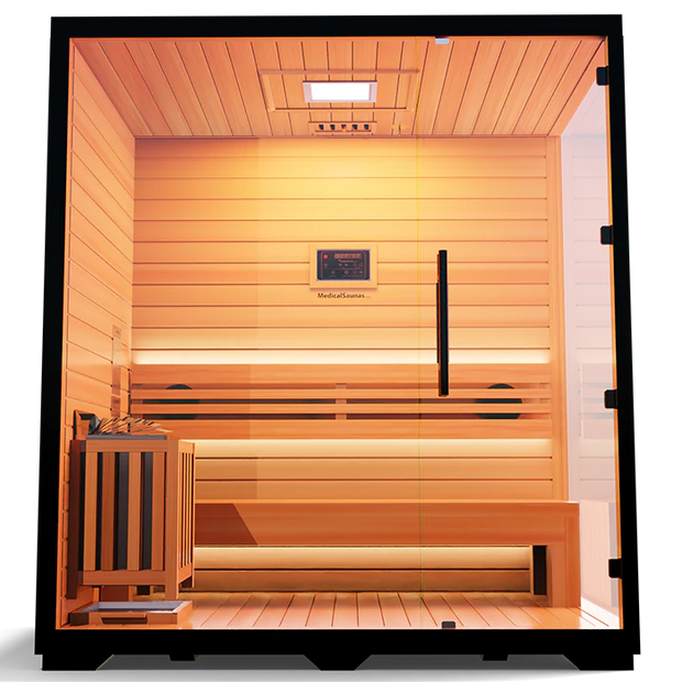Traditional 7™ Premium Home Sauna – Infrared & Steam Options, Relaxation & Wellness Spa