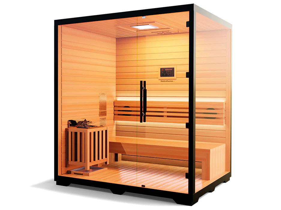 Traditional 7™ Premium Home Sauna – Infrared & Steam Options, Relaxation & Wellness Spa