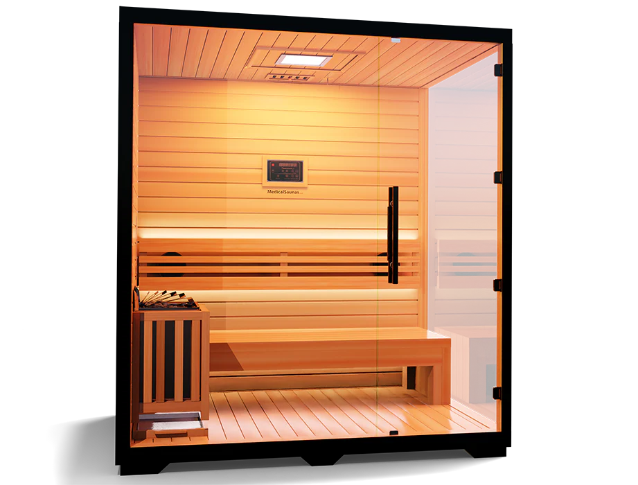 Traditional 7™ Premium Home Sauna – Infrared & Steam Options, Relaxation & Wellness Spa