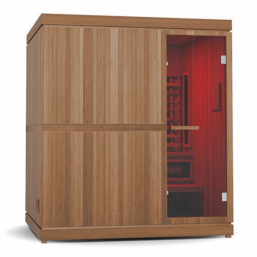 Finnmark FD-5 Trinity XL 4-Person Infrared & Steam Sauna Combo for Home Wellness