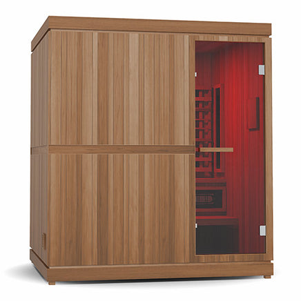 Finnmark FD-5 Trinity XL 4-Person Infrared & Steam Sauna Combo for Home Wellness
