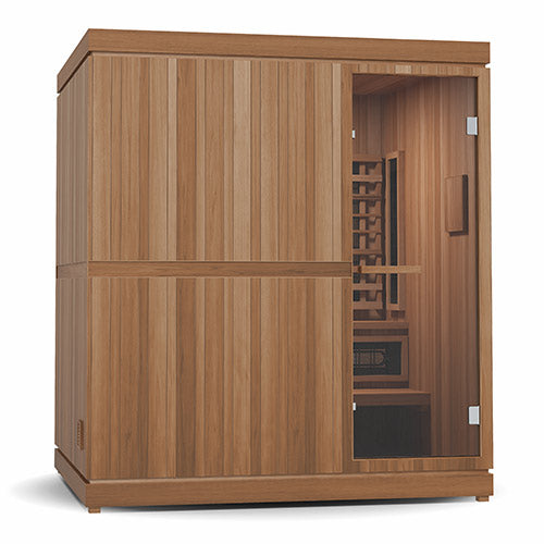 Finnmark FD-5 Trinity XL 4-Person Infrared & Steam Sauna Combo for Home Wellness