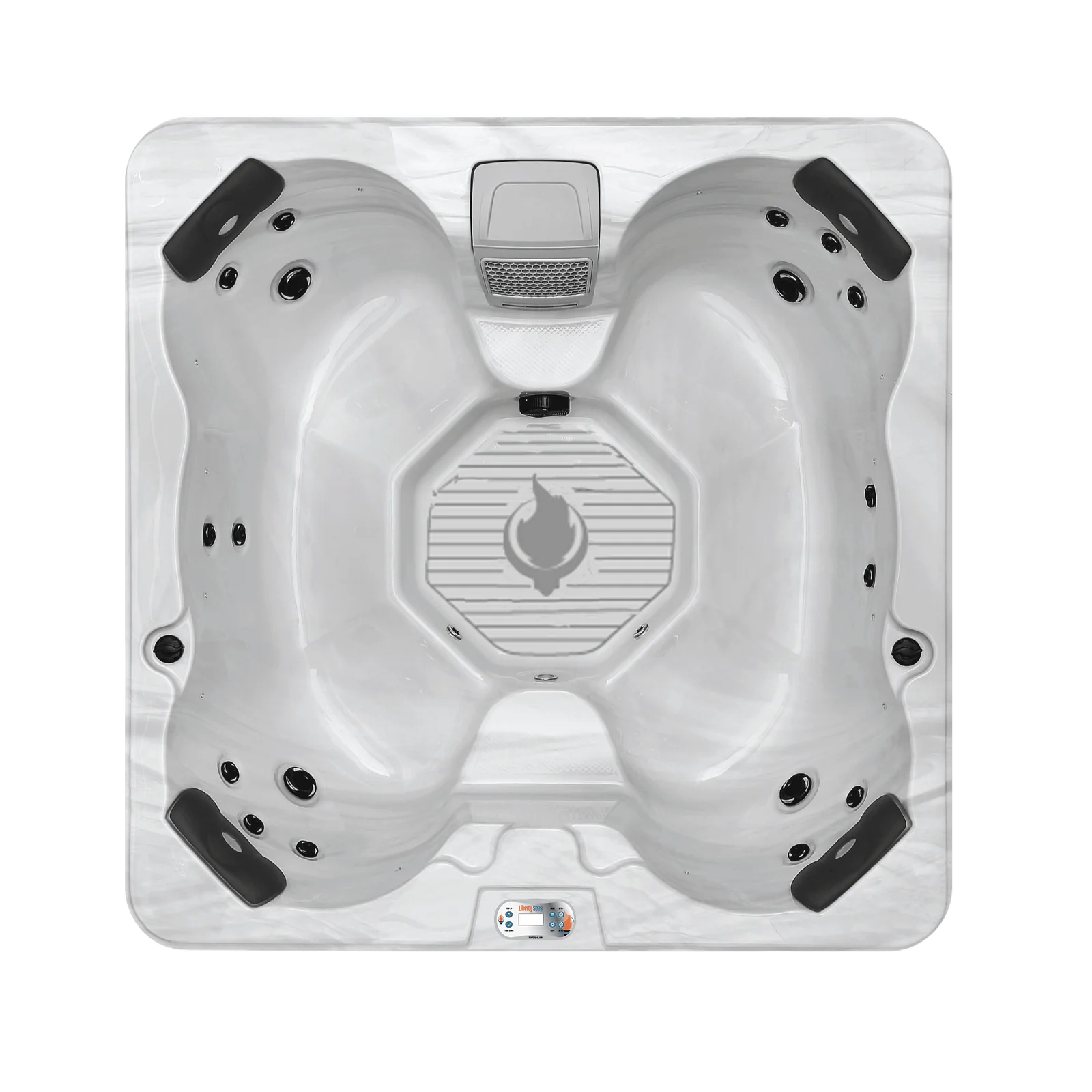 LYS4500 Plug & Play 5-Person Spa – Outdoor Hot Tub with Jets & Energy Efficient Design