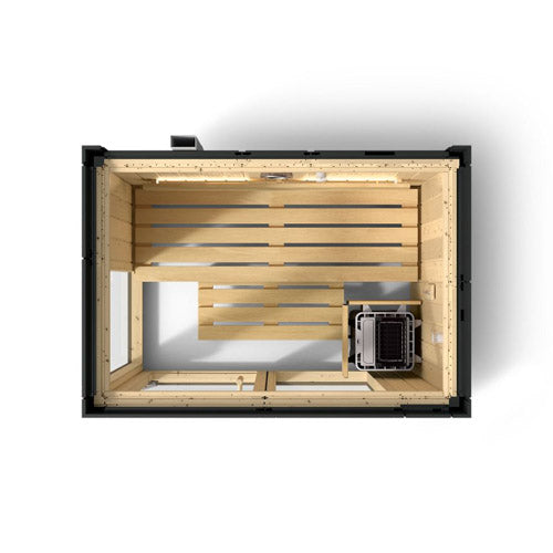 Kohler C1 Indoor Sauna Kit in Graphite Grey – Seats Up to 5