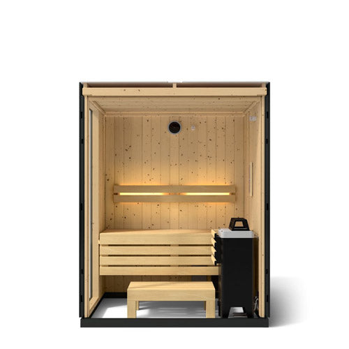 Kohler C1 Indoor Sauna Kit in Graphite Grey – Seats Up to 5
