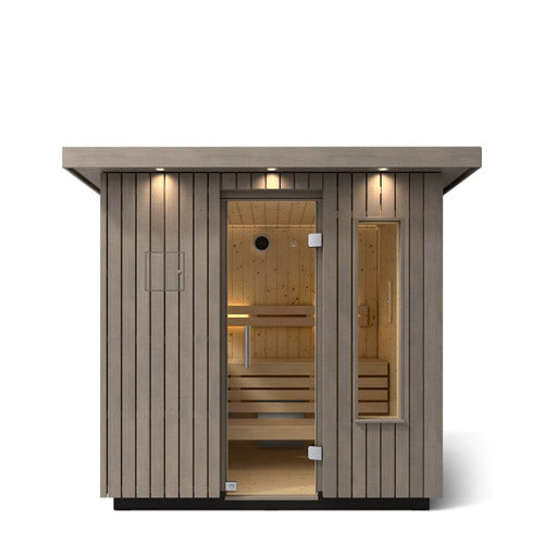 Kohler C2 Outdoor Sauna Kit for Luxury Backyard Wellness – Seats Up to 6