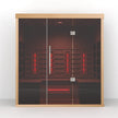 Lumin Infrared Sauna Three – 3-Person Full-Spectrum Home Infrared Sauna for Detox, Relaxation & Muscle Recovery